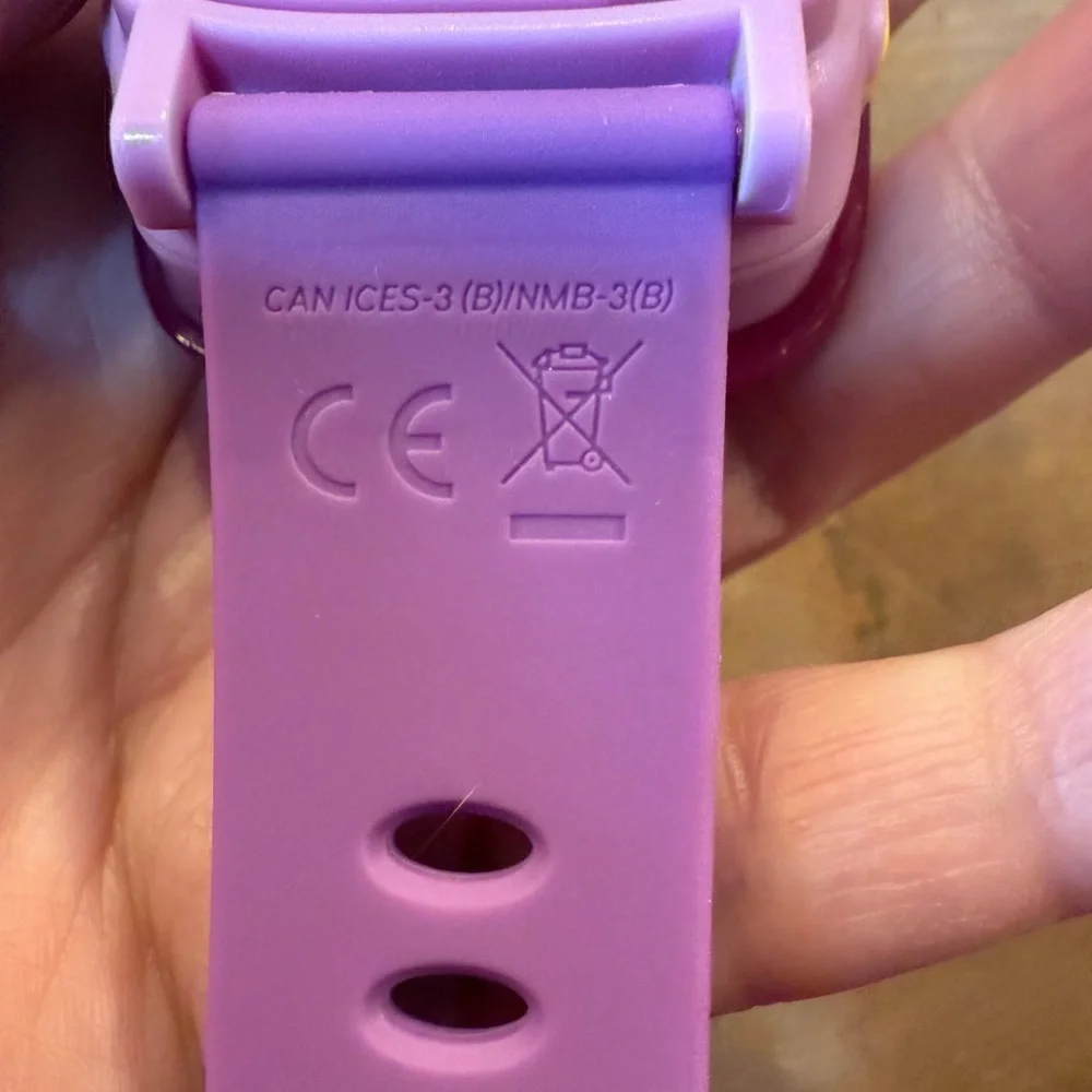 Peppa Pig Purple Pink Kids Character Learning Watch VTECH with Sound